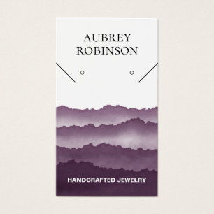Magic Misty Mountains Purple Display Card