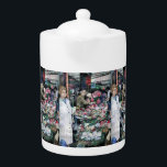 Magic Moment in Misloc Market Teapot<br><div class="desc">Original painting by well-seasoned New York City Artist,  Gaye Elise Beda 
See gayeelisebeda.store 
https://www.redbubble.com/people/gayeelise/shop?asc=u&ref=account-nav-dropdown
https://gayeelise-beda.pixels.com
http://www.zazzle.com/gaye elise beda gifts  
http://issuu.com/lieslmarelli/docs/wia278-july-issuu/1?e=2826034/843692 
https://fineartamerica.com/profiles/gayeelise-beda
q=gaye elise beda&x=-749&y=-111
www.synchronopedia.com/wwsah_candidate_list.htm</div>
