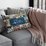 Magic Moments Photo Collage Family Accent Pillow<br><div class="desc">Display some of your magic moments captured on camera with this modern photo collage and personalized pillow. Simply upload 10 of your most favorite pictures and change the text. Background can be changed to any color to suit your home decor.</div>