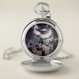 Magic Moon Water Reflections Pocket Watch