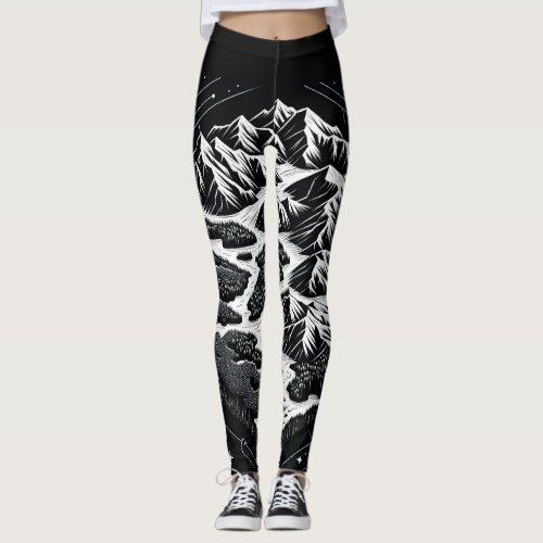 Magic Mountain Map Leggings