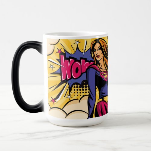 Magic mug superwoman