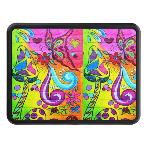 magic mushroom butterfly trailer hitch trailer hitch cover