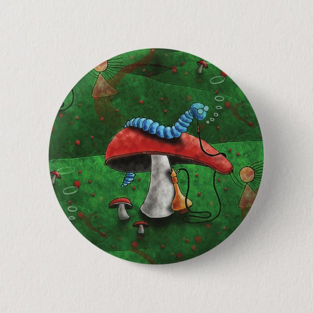 Magic Mushroom Button (Front)