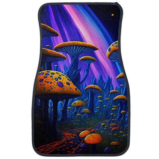 Magic Mushroom Car Floor Mat (Front)