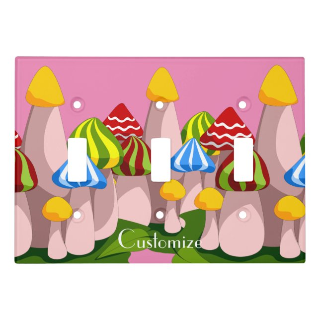 Magic Mushroom Cathedral  Thunder_Cove  Light Switch Cover (Front)