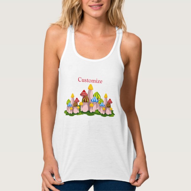 Magic Mushroom Cathedral Thunder_Cove Tank Top (Front)