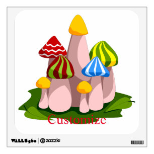 Magic Mushroom Cathedral Thunder_Cove Wall Decal