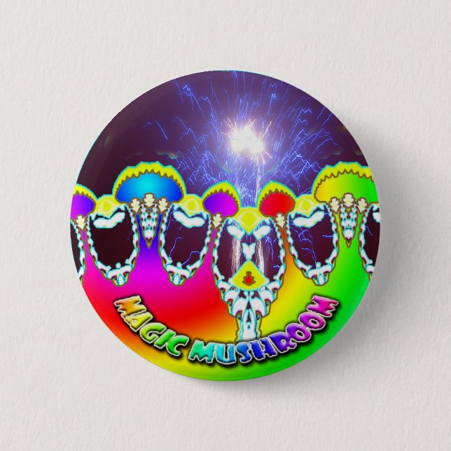 magic-mushroom-fireworks button (Front)
