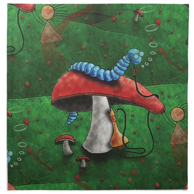 Magic Mushroom Napkin (Front)