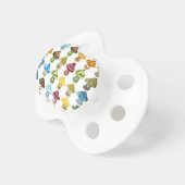 Magic Mushroom Pattern Pacifier (Front Right)