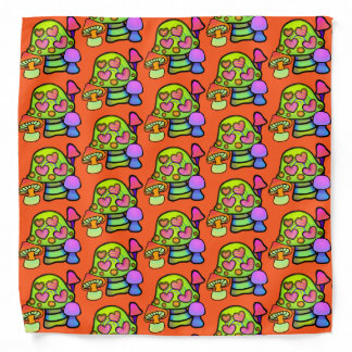 Magic Mushroom Print Bandana