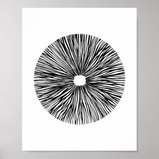 Magic mushroom spore poster
