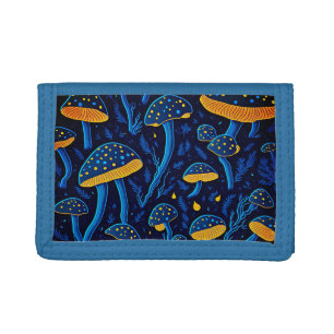 Magic Mushroom Trifold Wallet