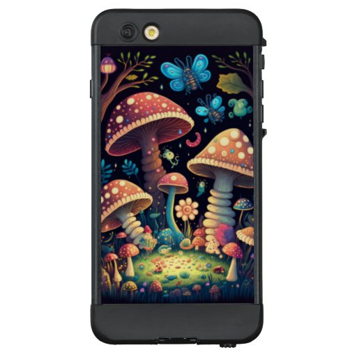 Magic mushrooms butterflies    LifeProof NÜÜD iPhone 6 plus case