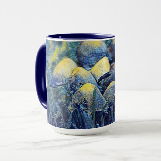 Magic Mushrooms Moonlight on Mushrooms Mug (Front Left)