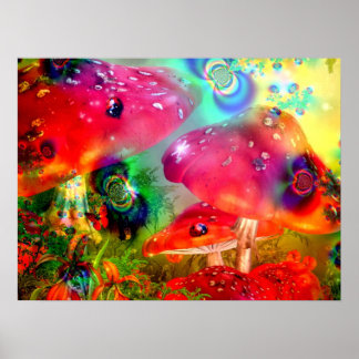 Magic Mushrooms - Poster