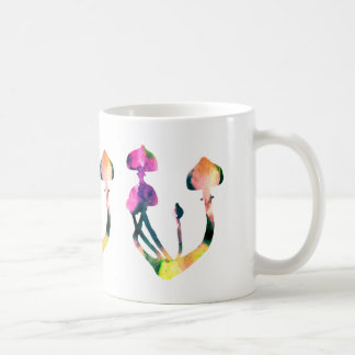 Magic Mushrooms Watercolor Coffee Mug