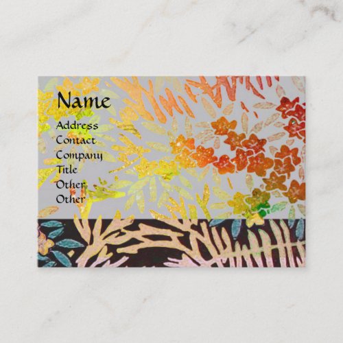 MAGIC MYRTLE  Sparkling Gold Reflections Business Card