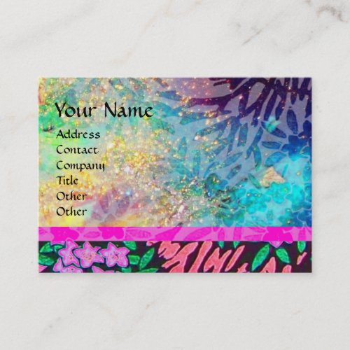 MAGIC MYRTLE  Sparkling Gold Reflections Business Card