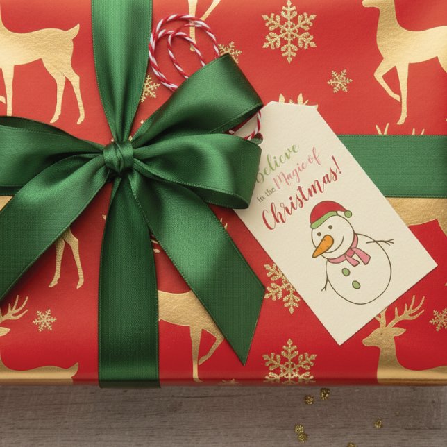 Magic of Christmas Snowman Gift Tags (Creator Uploaded)