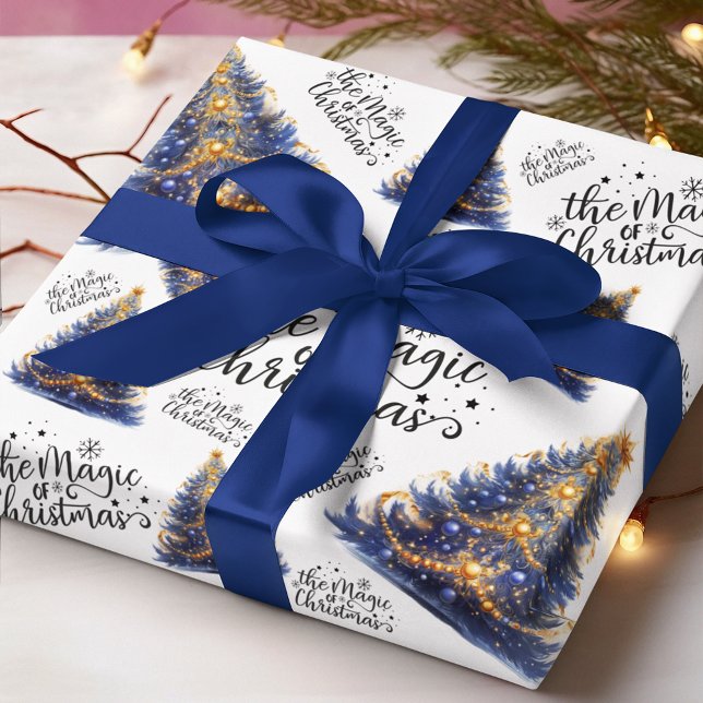 Magic of Christmas Trees Wrapping Paper (Creator Uploaded)