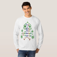 Magic of Christmas Typography in Tree Shape, ZSG T-Shirt