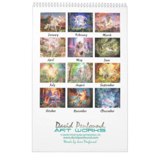 Magic of the Unicorns Calendar 2021