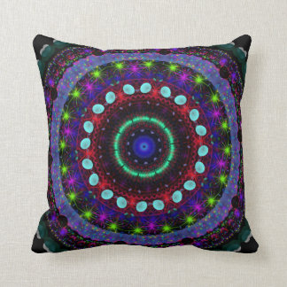 Magic Orbs fantasy kaleidoscope pillow cushion