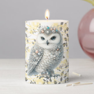 Magic Owl Pillar Candle
