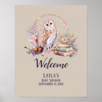 Magic Owl Welcome Baby Shower