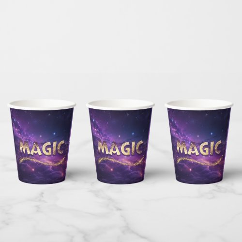 Magic paper cup
