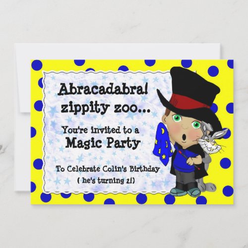 Magic Party Invitation