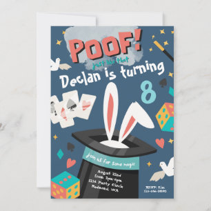 Magic Party Invitation Magic Birthday Invitation