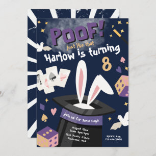 Magic Party Invitation Magic Show Birthday