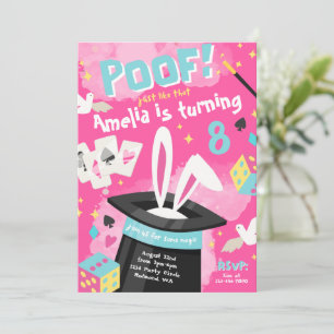 Magic Party Invitation Magician Invitation