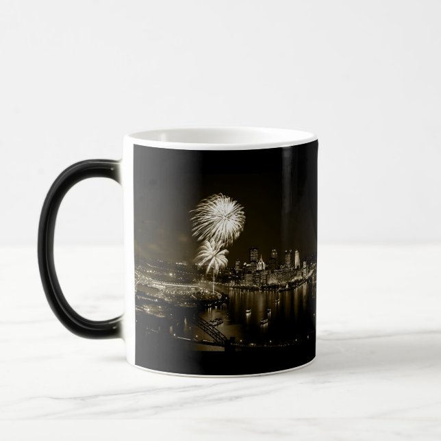 Magic Photo Mug of Pittsburgh (Left)
