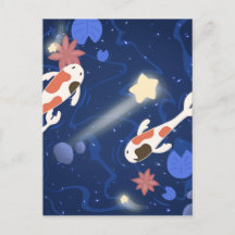 Magic pond post card