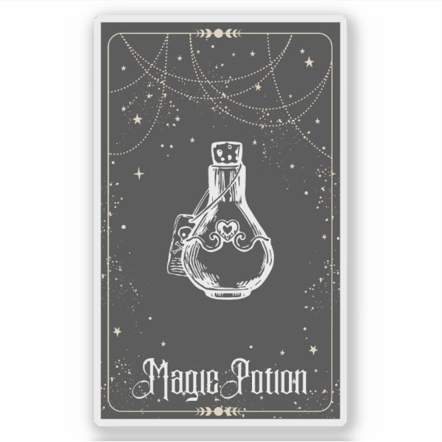 Magic Potion card Sticker (Front)