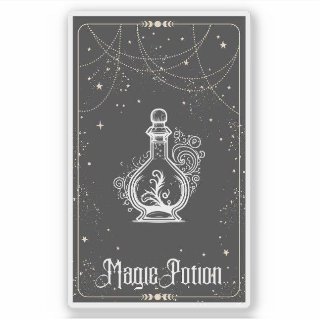 Magic Potion Tarot Sticker (Front)
