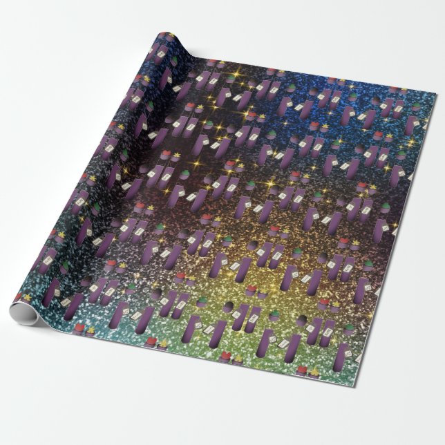 Magic potions wrapping paper (Unrolled)
