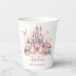 Magic Princess Castle Birthday Paper Cups