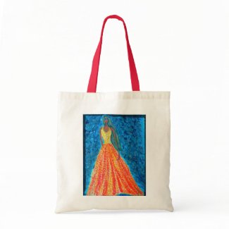 Magic Princess Fashion Illustration (Acrylic Pain) Tote Bag