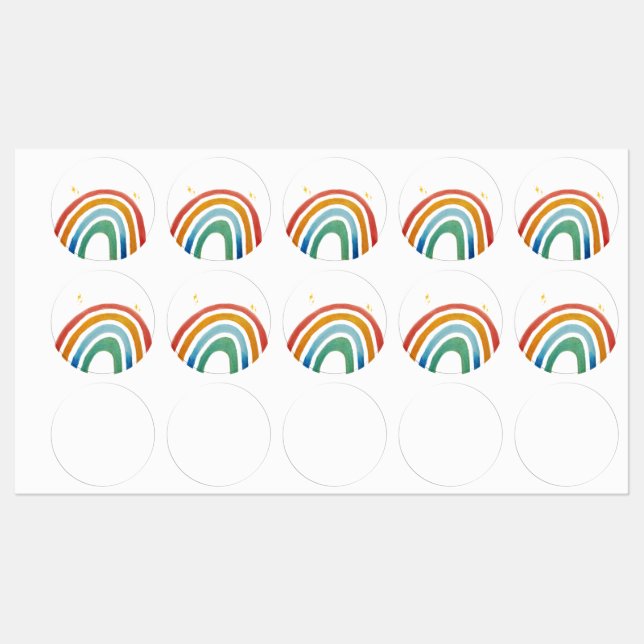 Magic Rainbow Labels (Sheet)