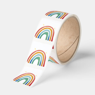 Magic Rainbow Square Sticker