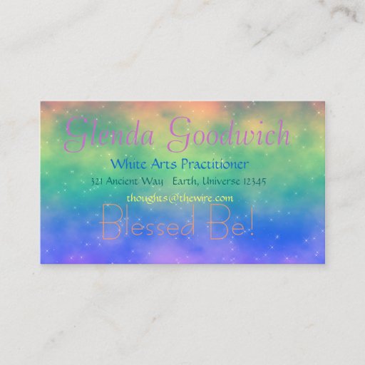 Customizable Magic Rainbow Standard Card Business Cards