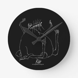 magic rat round clock