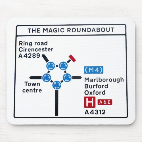 Magic Roundabout Mousepad