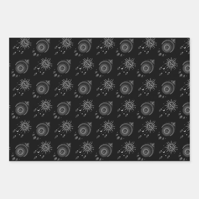 Magic Sacred Pagan Wrapping Paper Sheets (Front)