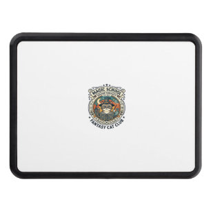 Magic School Fantasy Cat Cute Kitty Design - Magic Hitch Cover